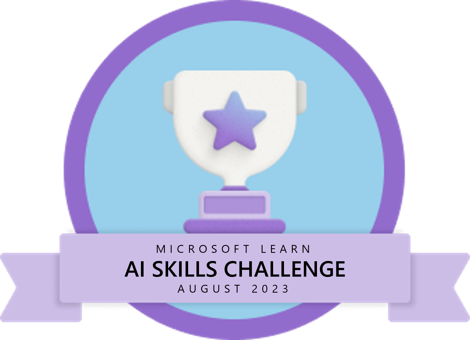 Microsoft Learn AI Skills Challenge certificate